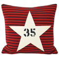 Red - Front - Riva Home Star Sign Cushion Cover