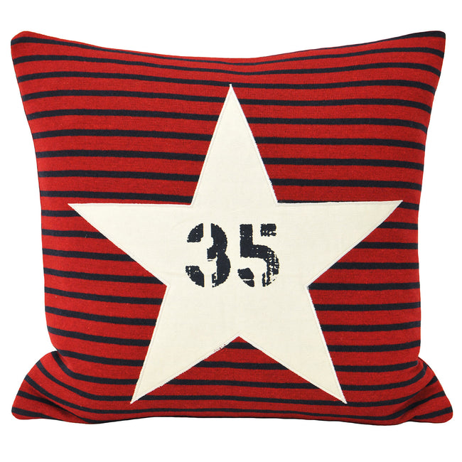Red - Front - Riva Home Star Sign Cushion Cover