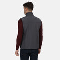 Seal Grey-Seal Grey - Back - Regatta Mens Flux Softshell Vest Jacket