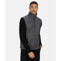 Seal Grey Marl - Back - Regatta Mens Flux Softshell Vest Jacket
