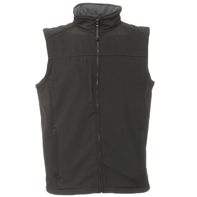 Black-Seal Gray - Front - Regatta Mens Flux Softshell Vest Jacket