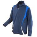 Navy-Royal-White - Front - Spiro Unisex Sports Trial Performance Training Top