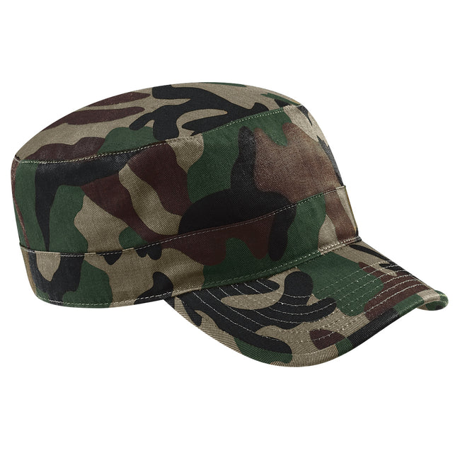 Jungle - Front - Beechfield Camouflage Army Cap-Headwear