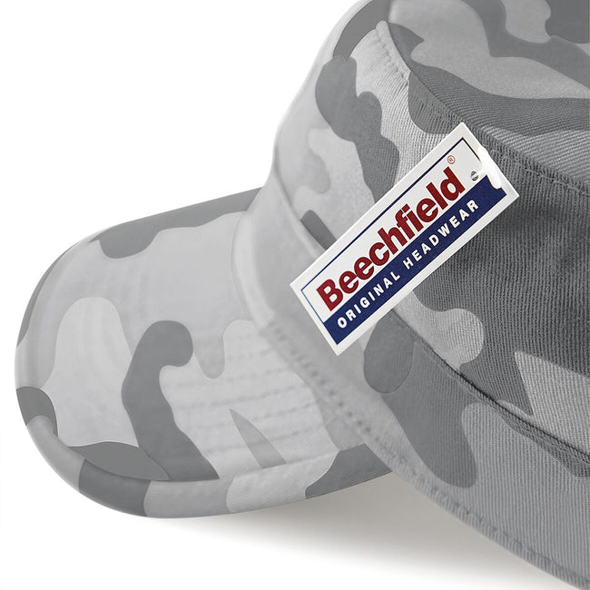 Arctic Camo - Side - Beechfield Camouflage Army Cap-Headwear