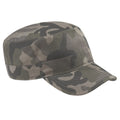 Field Camo - Front - Beechfield Camouflage Army Cap-Headwear