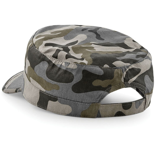 Field Camo - Back - Beechfield Camouflage Army Cap-Headwear