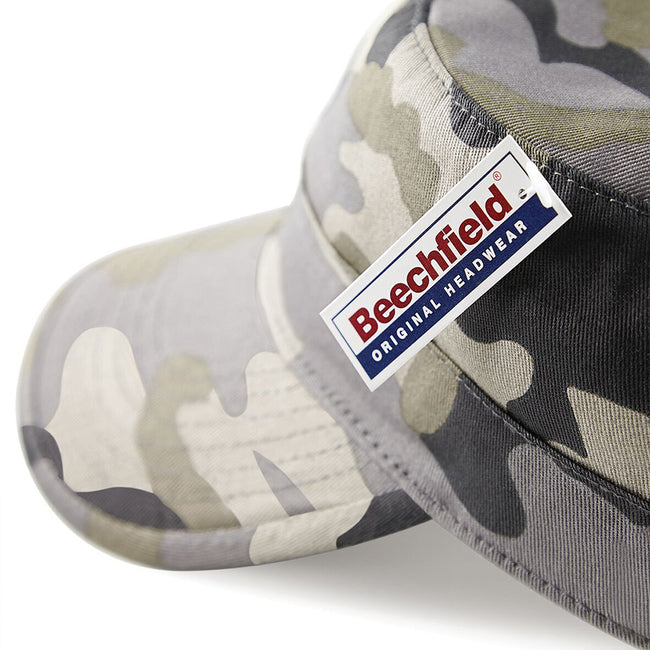 Field Camo - Side - Beechfield Camouflage Army Cap-Headwear