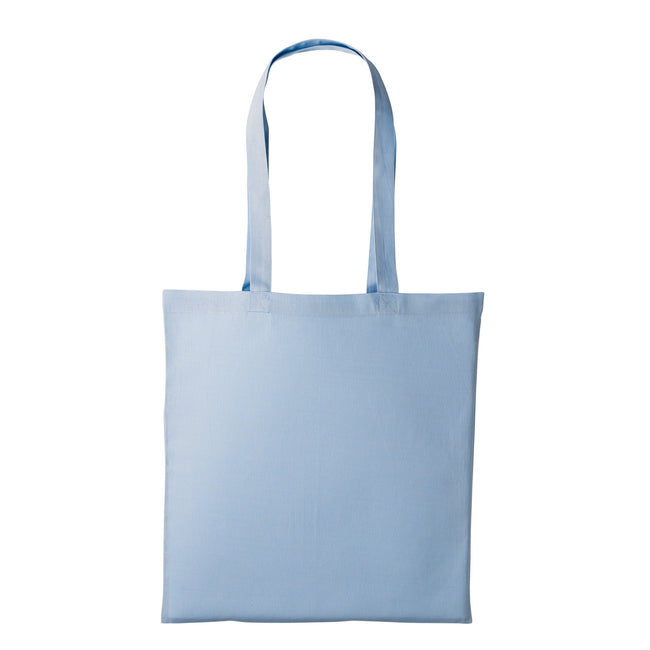 Sky - Front - Plain Strong Shoulder Shopper Bag