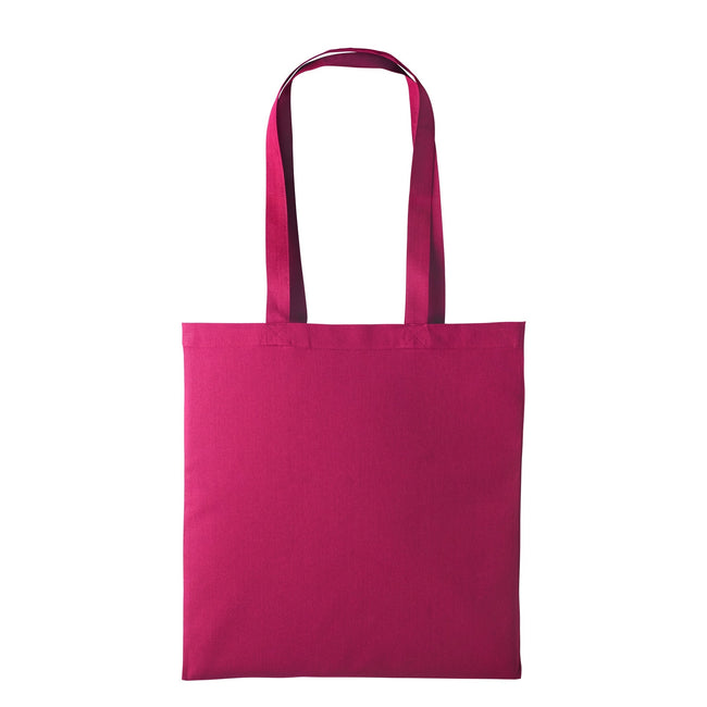 Cranberry - Front - Plain Strong Shoulder Shopper Bag