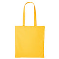 Gold - Front - Plain Strong Shoulder Shopper Bag