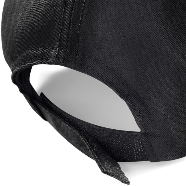 Black-Yellow - Lifestyle - Beechfield Unisex Ultimate 5 Panel Contrast Baseball Cap With Sandwich Peak