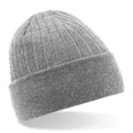 Heather Grey - Front - Beechfield Thinsulate™ Thermal Winter - Ski Beanie Hat