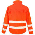 Fluorescent Orange - Back - Result Core Mens High-Visibility Jacket