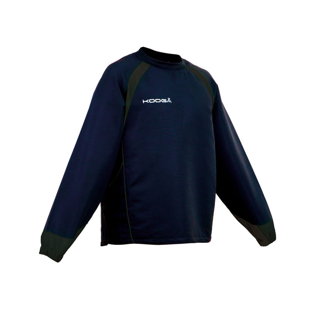 Black- Black - Front - Kooga Childrens Boys Vortex II Long Sleeve Training Top
