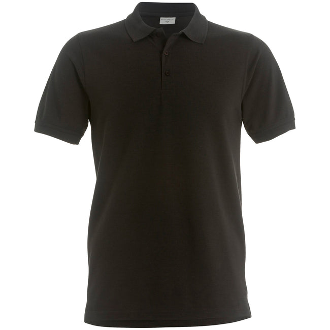 Graphite - Front - Kustom Kit Mens Klassic Heavyweight Slim Fit Polo