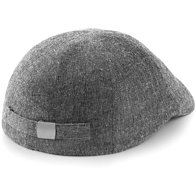 Grey Linen - Back - Beechfield Mens Classic Gatsby Summer Flat Cap
