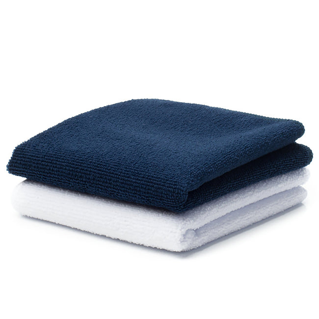 Navy - Front - Towel City Microfiber Guest Towel