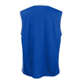 Royal- White - Back - Spiro Mens Basketball Quick Dry Sleeveless Top