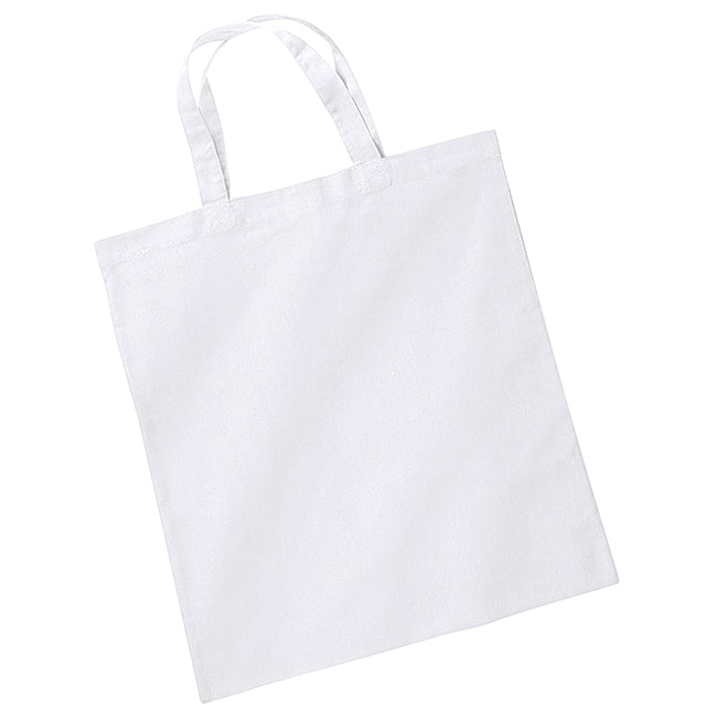 White - Back - Westford Mill Short Handle Bag For Life