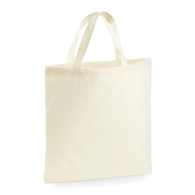 Natural - Front - Westford Mill Short Handle Bag For Life
