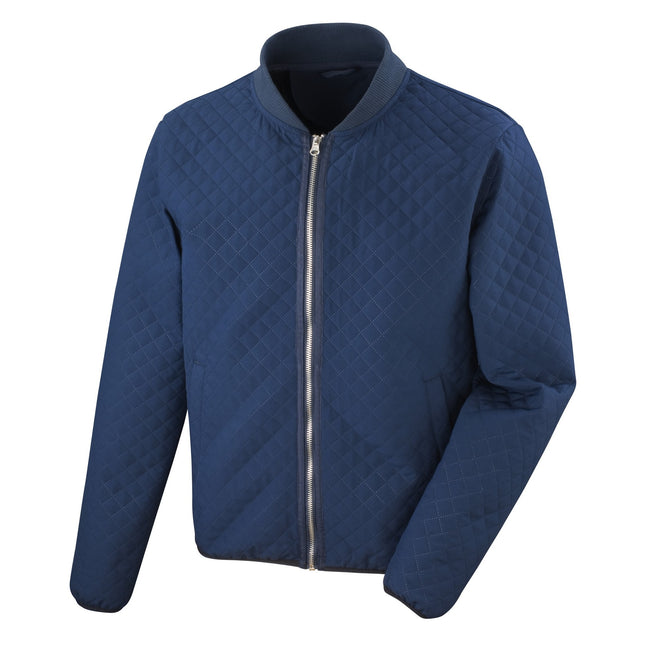 Navy - Front - Result Urban Outdoor Womens-Ladies Phantom Softshell Bomber Jacket