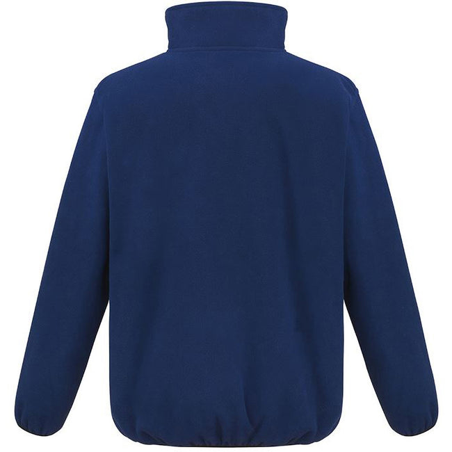 Navy - Back - Result Work-Guard Mens Heavy Duty Microfleece Work Jacket