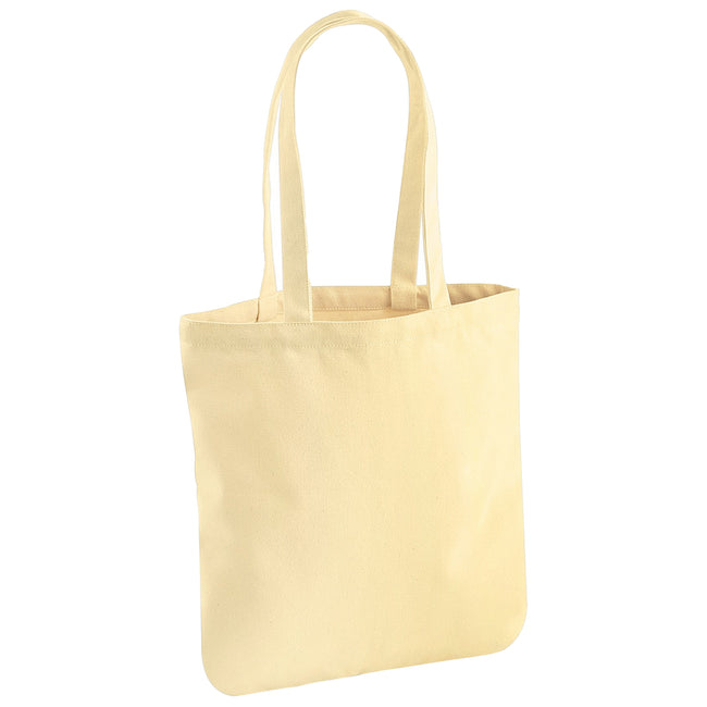 Pastel Lemon - Front - Westford Mill EarthAware Cotton Spring Tote Bag