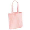 Pastel Pink - Front - Westford Mill EarthAware Cotton Spring Tote Bag
