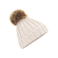 Oatmeal - Front - Beechfield® Unisex Cuffed Design Winter Hat