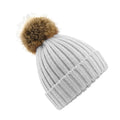 Light Grey - Front - Beechfield® Unisex Cuffed Design Winter Hat