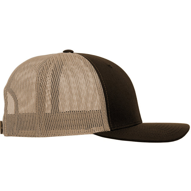 Chocolate-Caramel - Back - Yupoong Flexfit Retro Snapback Trucker Cap