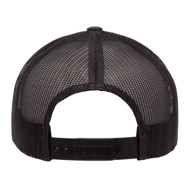 DK GRY - Side - Yupoong Flexfit Retro Snapback Trucker Cap