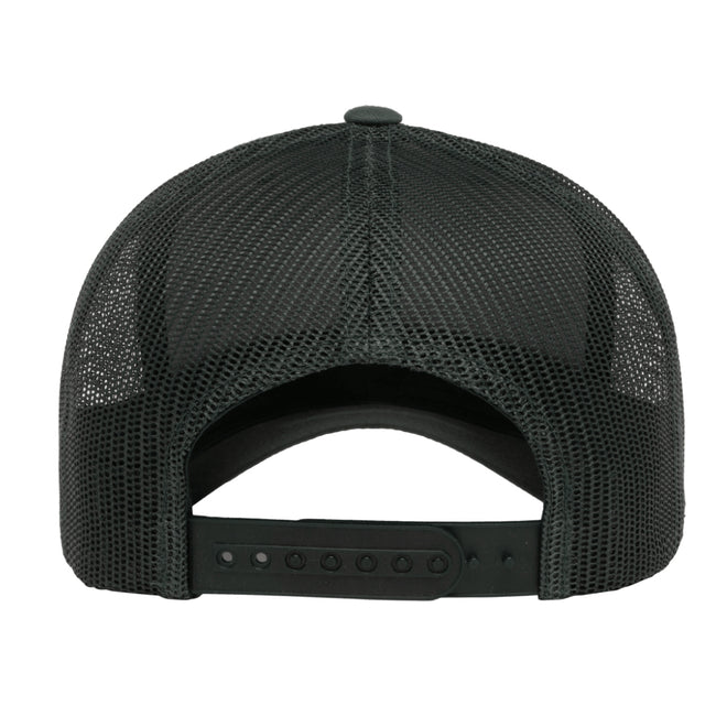 Green Camo - Back - Yupoong Flexfit Retro Snapback Trucker Cap