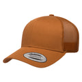 Caramel - Back - Yupoong Flexfit Retro Snapback Trucker Cap