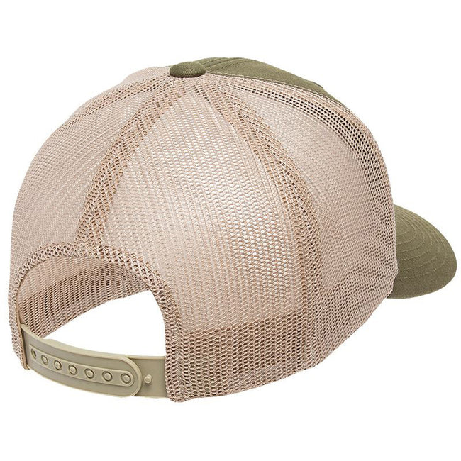 Moss-Khaki - Lifestyle - Yupoong Flexfit Retro Snapback Trucker Cap
