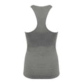 Gray Marl - Back - Tombo Womens-Ladies Racerback Vest Top