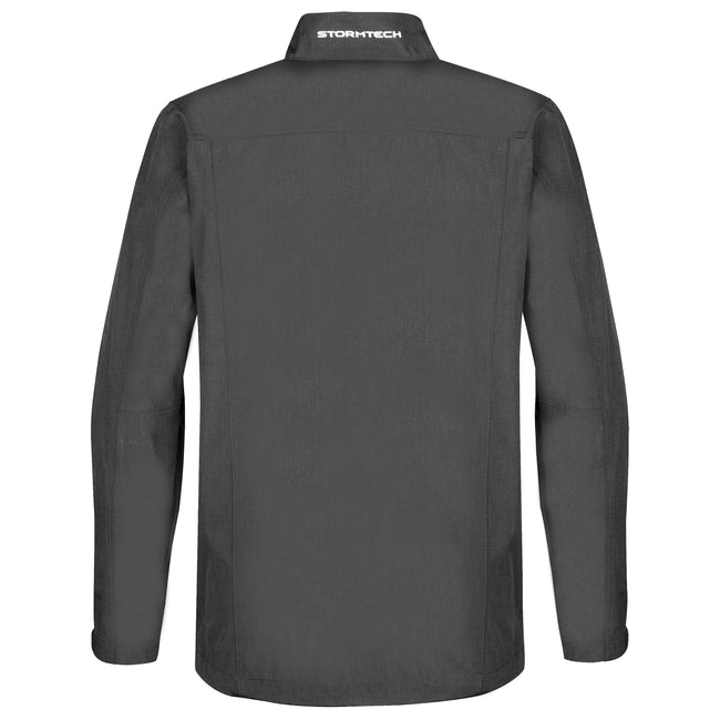 Carbon Heather - Back - Stormtech Mens Endurance Softshell Jacket