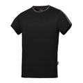 Black-Steel Gray - Front - Snickers Mens AllroundWork Short Sleeve T-Shirt