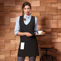 Black - Back - Premier Unisex Wrap-Around Tunic