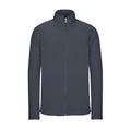Convoy Gray - Front - Kariban Mens Full Zip Microfleece Jacket