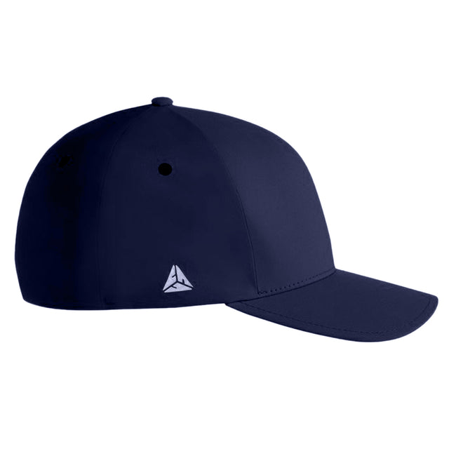Navy - Back - Yupoong Flexfit Unisex Delta Waterproof Cap
