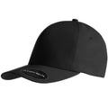 Black - Front - Yupoong Flexfit Unisex Delta Waterproof Cap