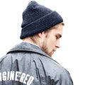 French Navy - Back - Beechfield Unisex Reflective Beanie