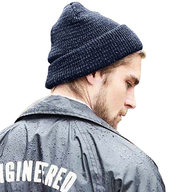 French Navy - Back - Beechfield Unisex Reflective Beanie