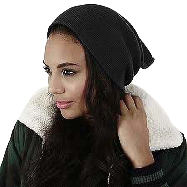 Black - Back - Beechfield Unisex Active Performance Beanie