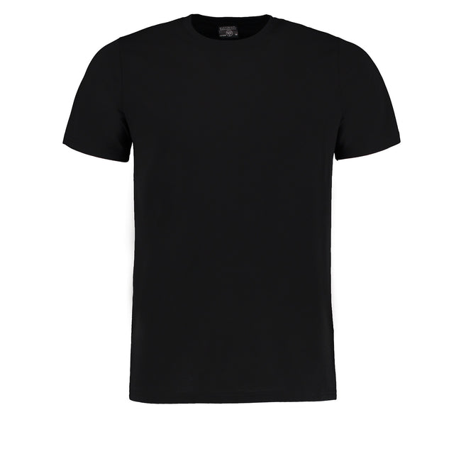 Black Melange - Front - Kustom Kit Unisex Superwash 60 Degree Tshirt