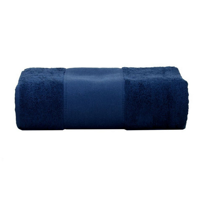 French Navy - Front - A&R Towels Print-Me Bath Towel