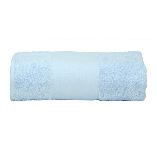 Light Blue - Front - A&R Towels Print-Me Bath Towel