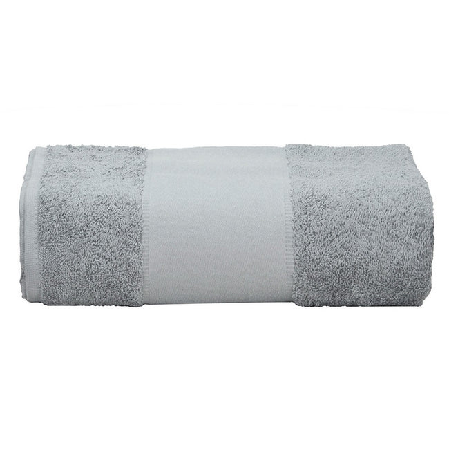Anthracite Gray - Front - A&R Towels Print-Me Bath Towel