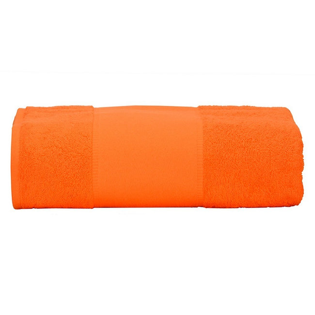 Bright Orange - Front - A&R Towels Print-Me Bath Towel
